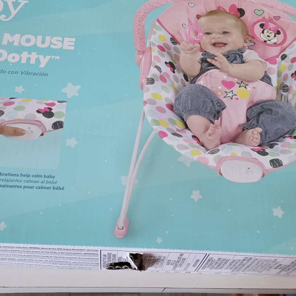 Disney Minnie Mouse Polka Dot Baby Seat